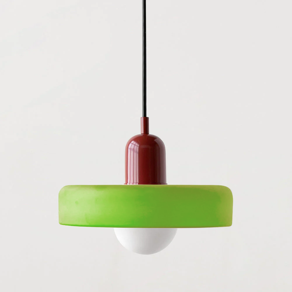 Lámpara colgante de vidrio de diseño Bauhaus – Artística, moderna y atemporal