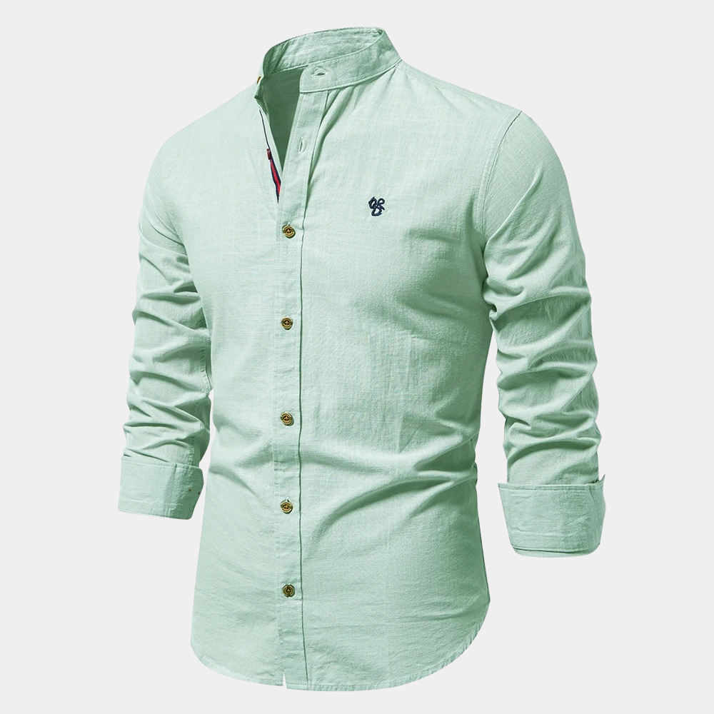Zorro - Long Sleeve Button-Up Shirt for Men