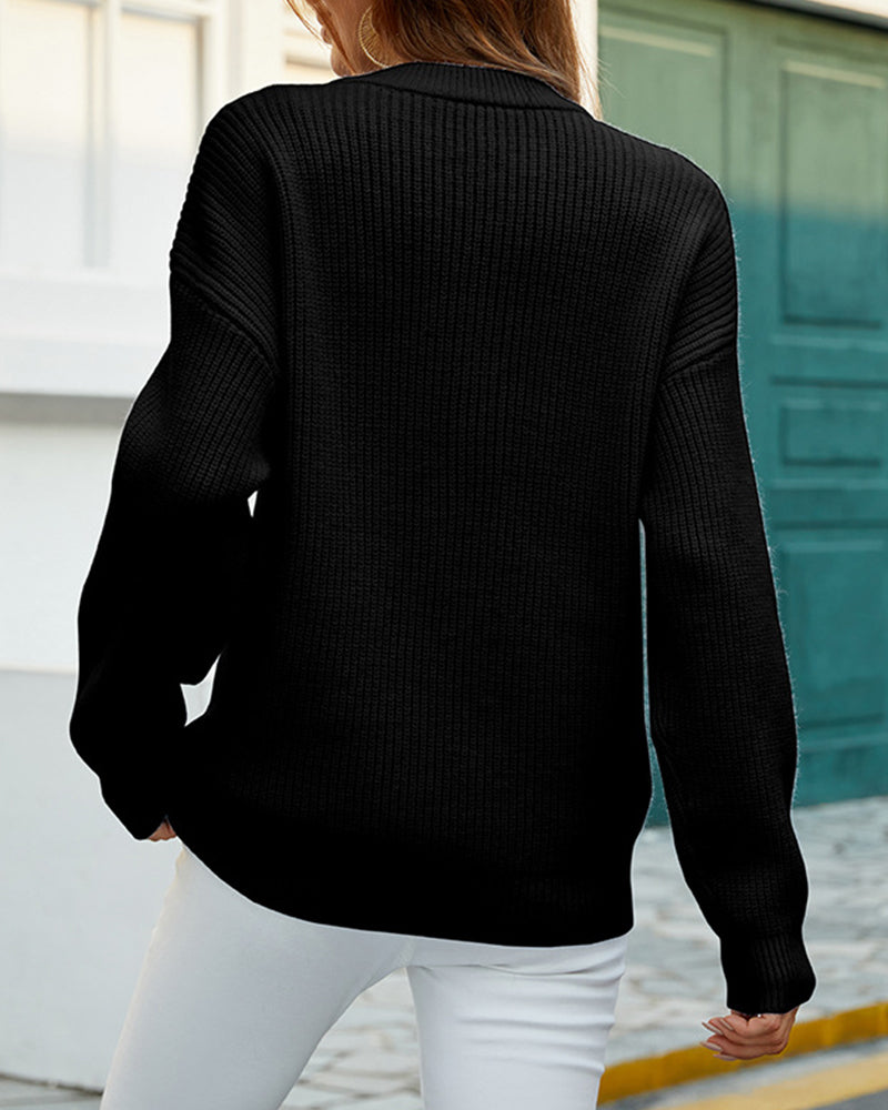 Benthe | Chunky Sweater with Round Neck