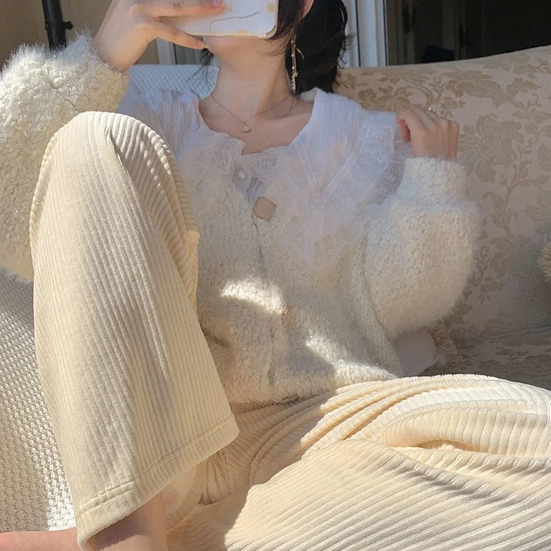 Bernadette | Corduroy Trousers with Wider Legs