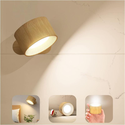 FlexiLamp - Draadloze, oplaadbare 360°-wandlamp
