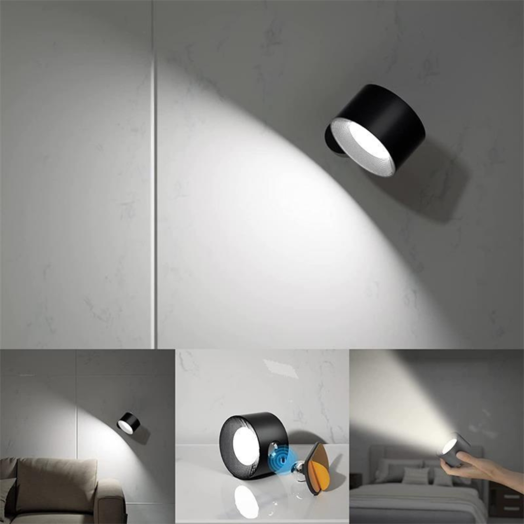 FlexiLamp - Draadloze, oplaadbare 360°-wandlamp