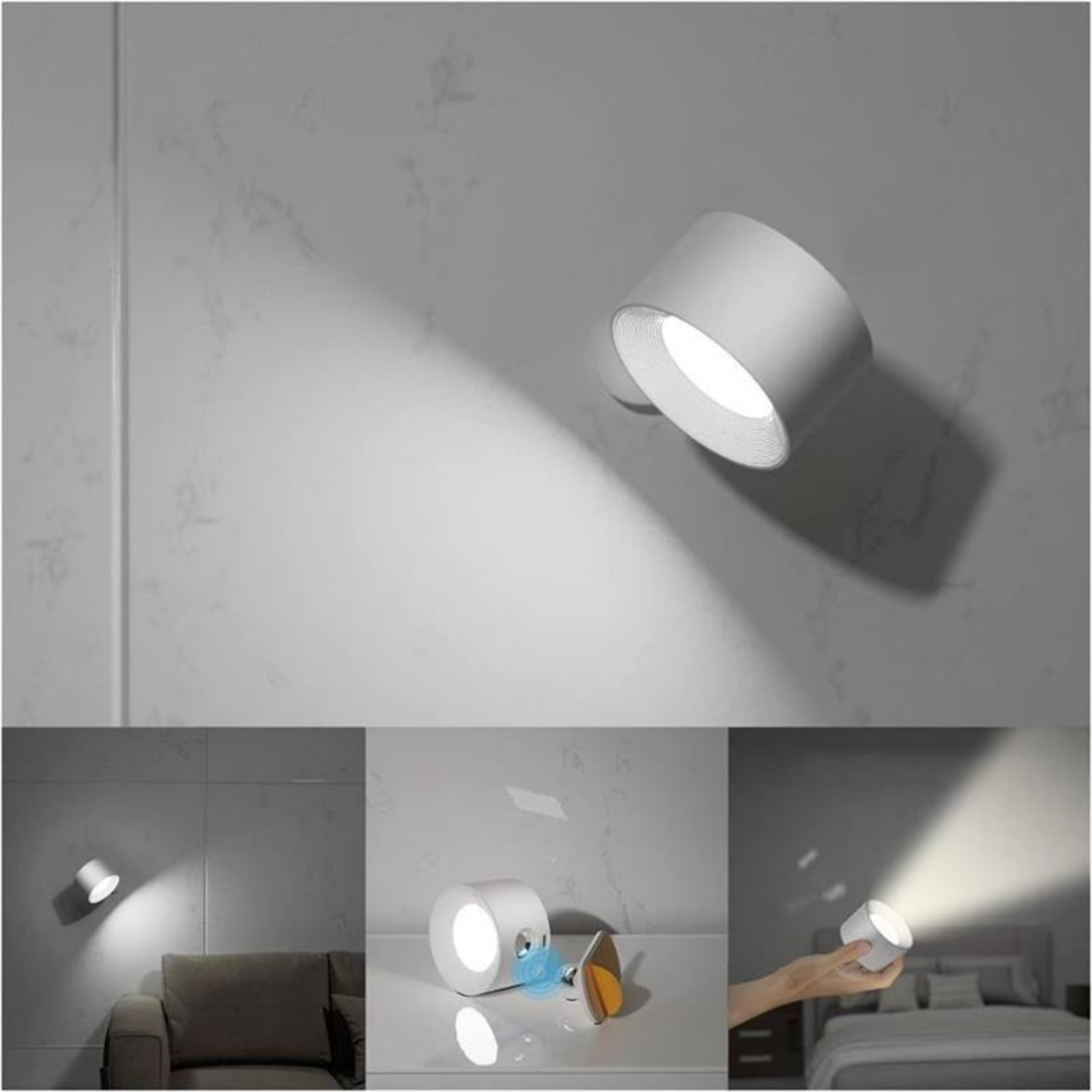 FlexiLamp - Draadloze, oplaadbare 360°-wandlamp