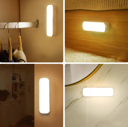 Lampada da parete LED senza fili con sensore di movimento – ricaricabile tramite USB