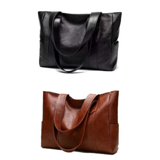 Borsa a spalla da donna in pelle vintage – Classica e alla moda