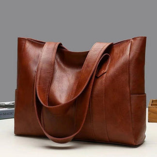 Borsa a spalla da donna in pelle vintage – Classica e alla moda