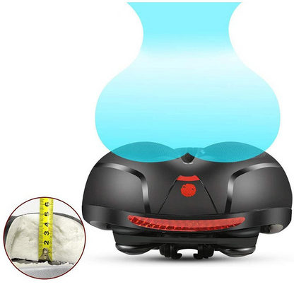 Bike Seat with Lighting and Extra Sitting Comfort