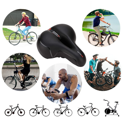 Bike Seat with Lighting and Extra Sitting Comfort