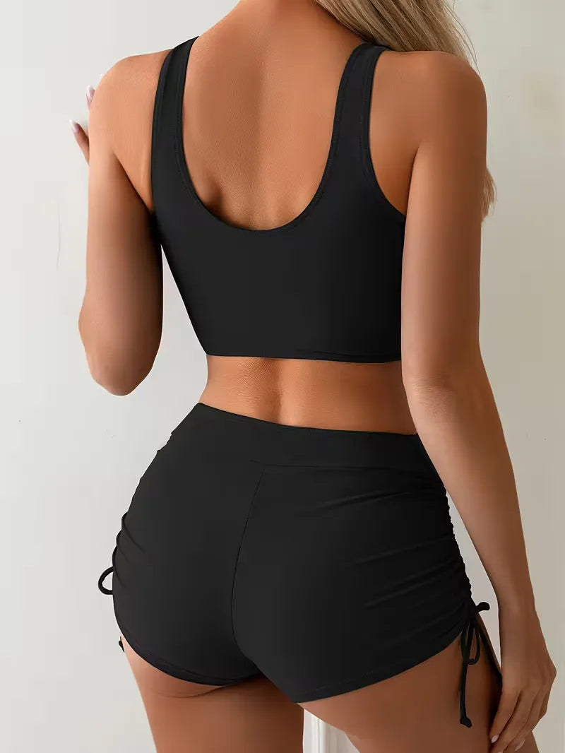 Bikini with Criss-Cross Top