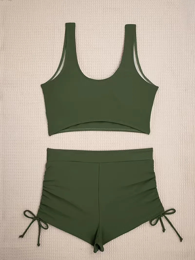 Bikini with Criss-Cross Top