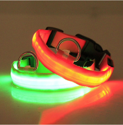HondVeilig Pro - LED Dog Collar - Feel Safe and Stylish While Walking Your Dog