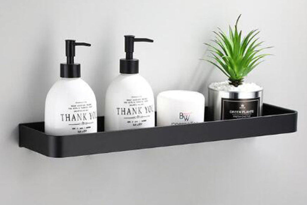 Black Aluminum Wall Shelf