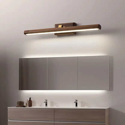 MysticWood Wall Lamp – Black Walnut with LED Lighting