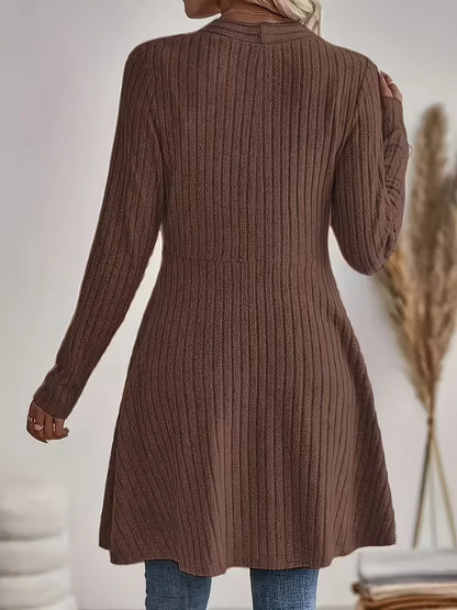 Black cardigan with V-neck