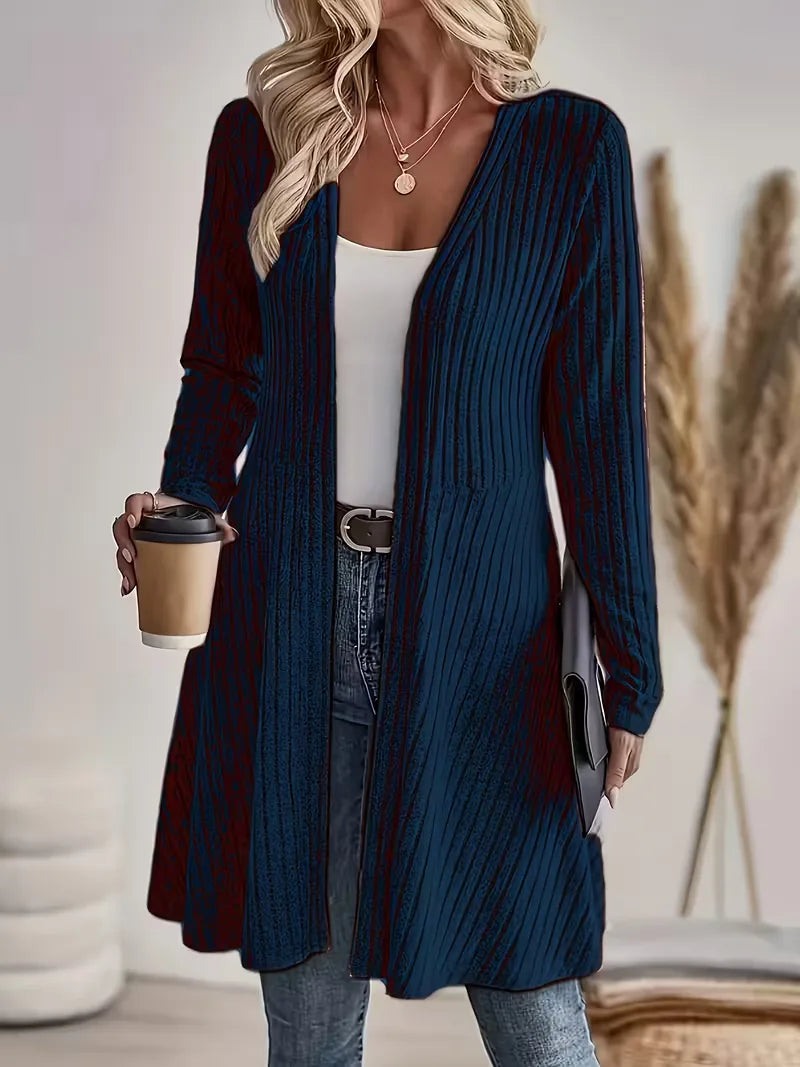 Black cardigan with V-neck