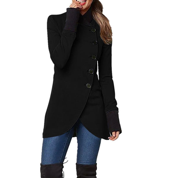 Chaqueta de mujer de longitud media para primavera y otoño
