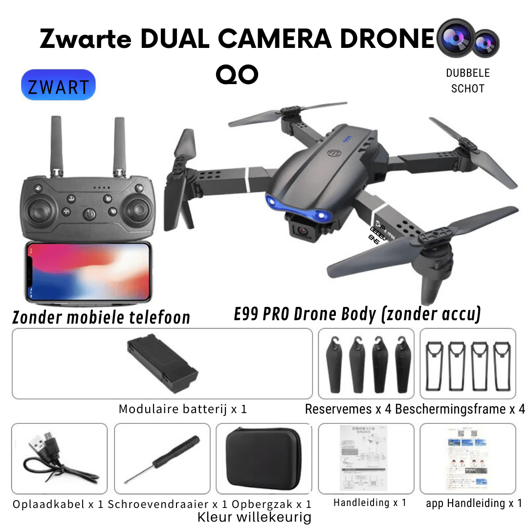 Pro RC Drone - 4K Camera Foldable Drone + Altitude Hold Function