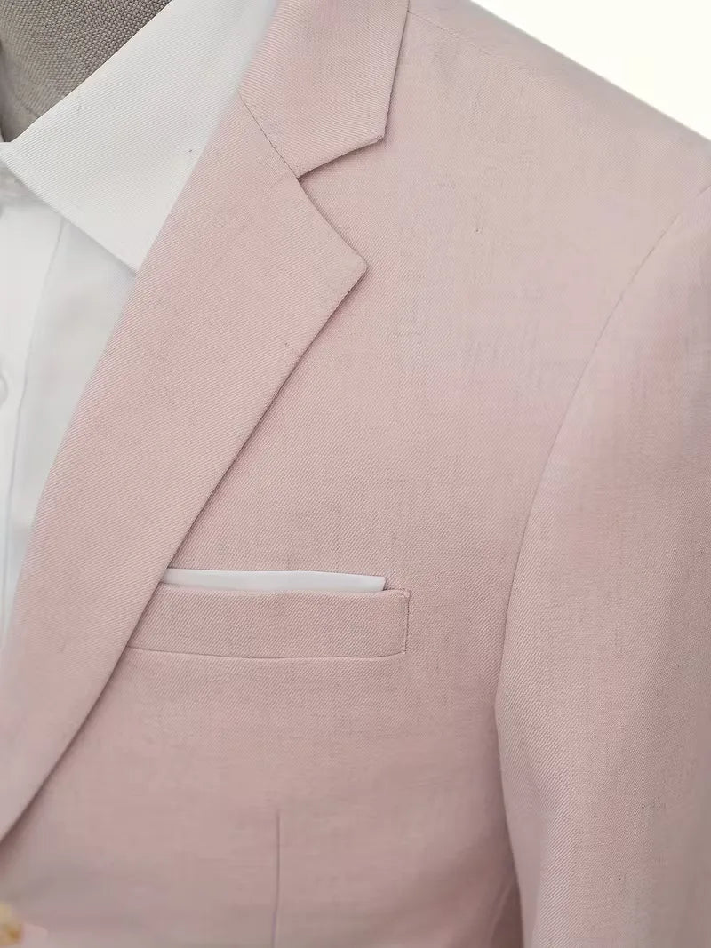 Blazer with V-neck and buttons