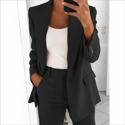 Blazer with pants for women - comfortable and airy