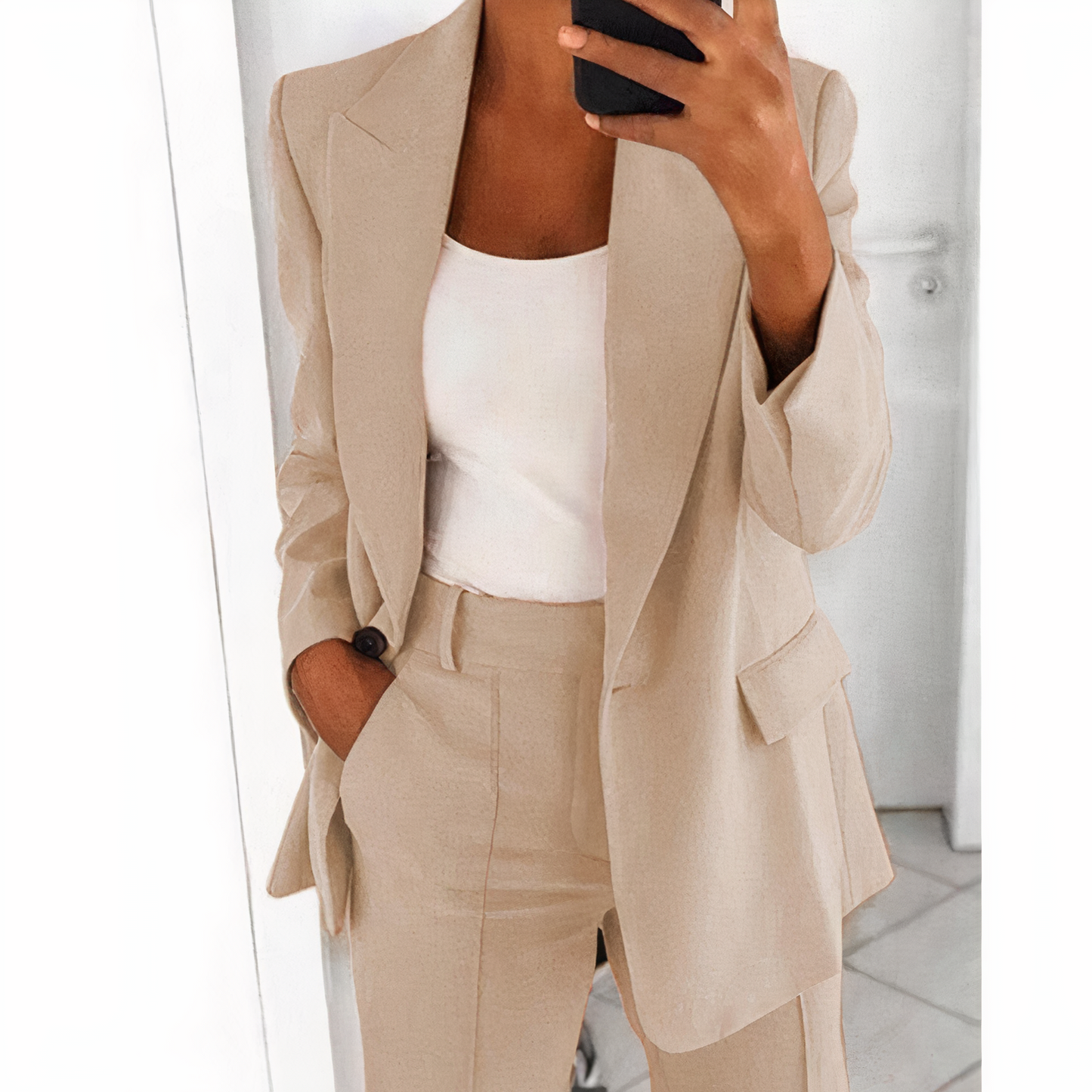 Blazer with pants for women - comfortable and airy