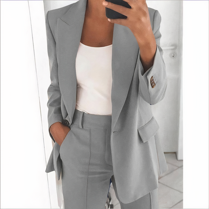 Blazer with pants for women - comfortable and airy