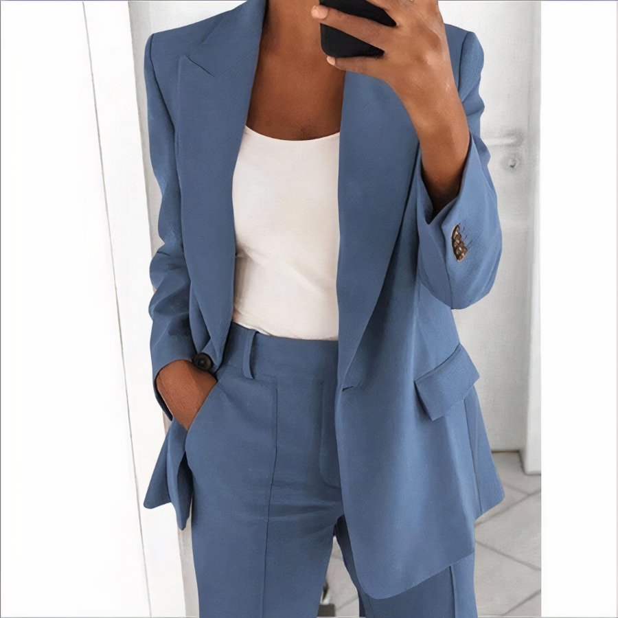 Blazer with pants for women - comfortable and airy