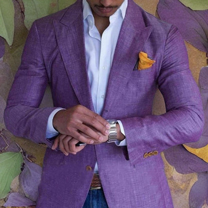 Blazer with pockets for men - Purple