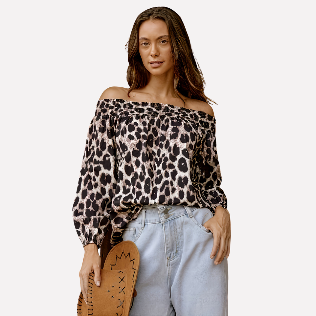 Blouse for Women with Mullet Hem