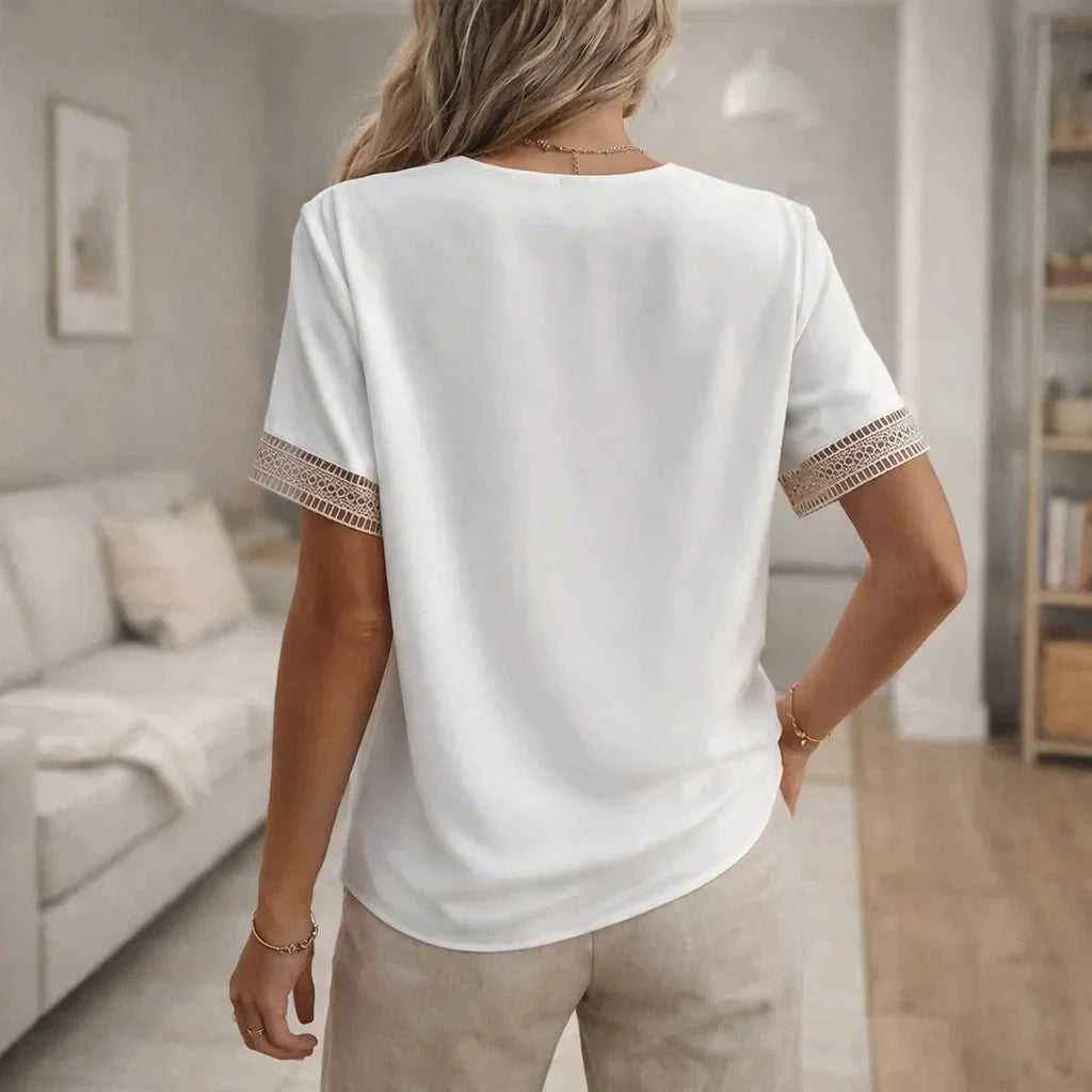Blouse with Lace Details