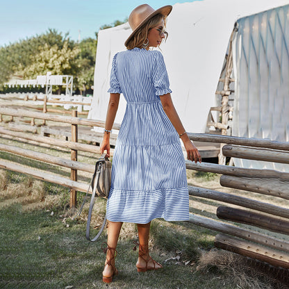 Linda – Striped Summer Dress