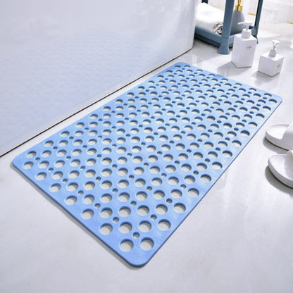 Quick-drying non-slip shower mat with suction cups for a secure grip