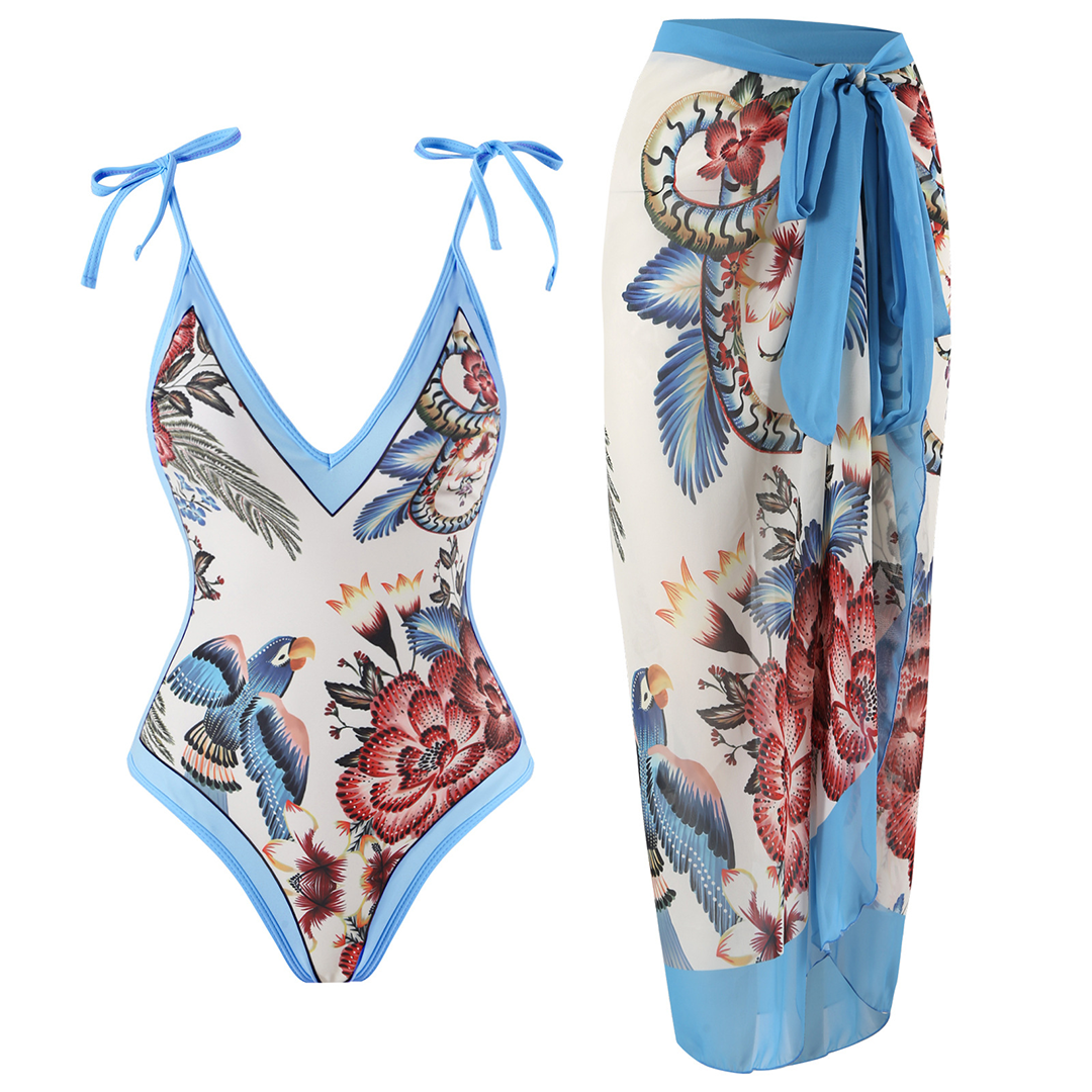 Costume da bagno vintage con volant