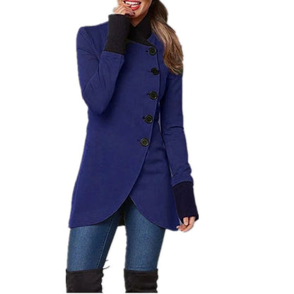 Chaqueta de mujer de longitud media para primavera y otoño