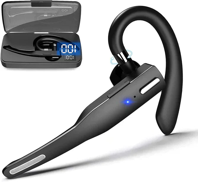 Bluetooth 5.1 Noise Cancelling Headset with Dual Microphone for Men
