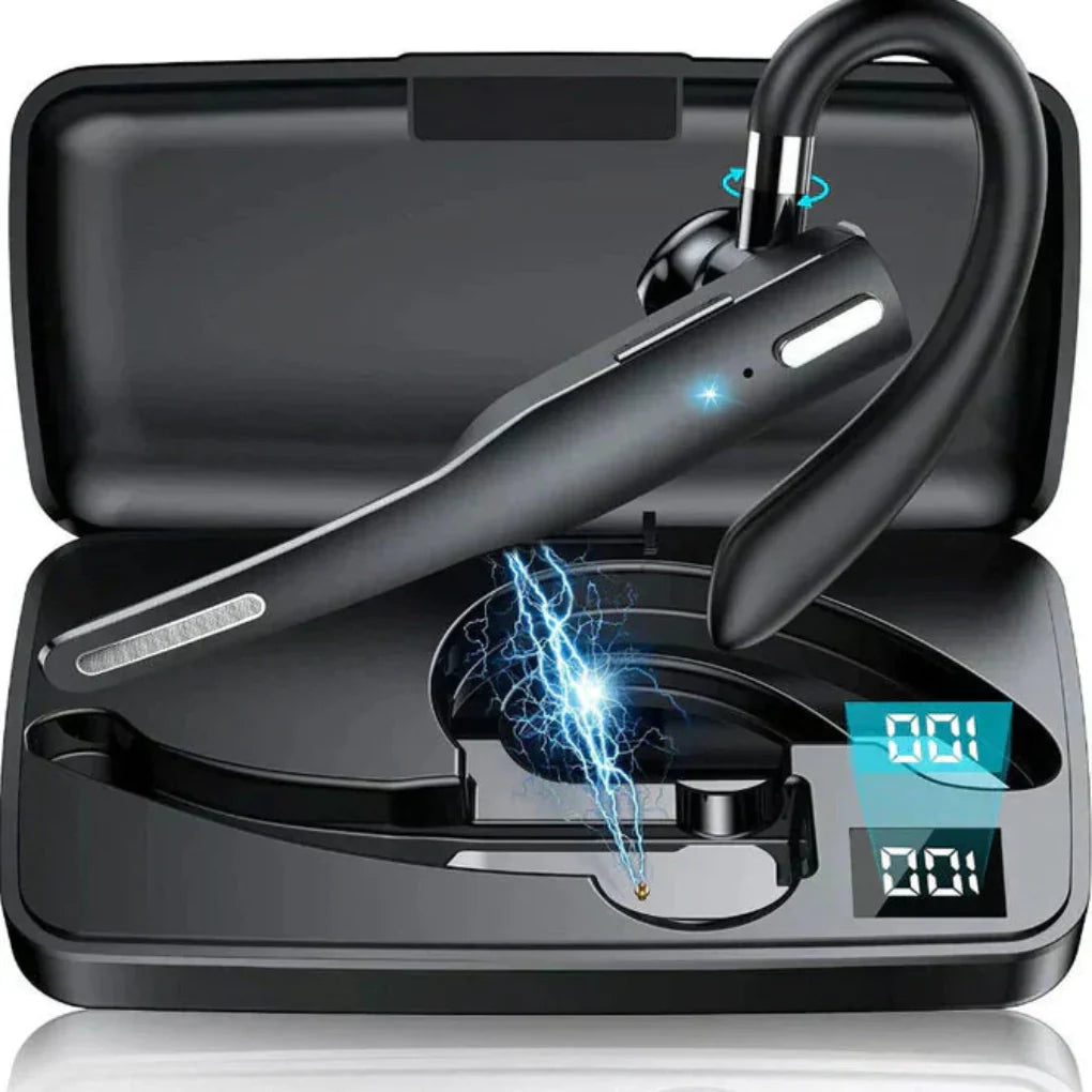 Bluetooth 5.1 Noise Cancelling Headset with Dual Microphone for Men