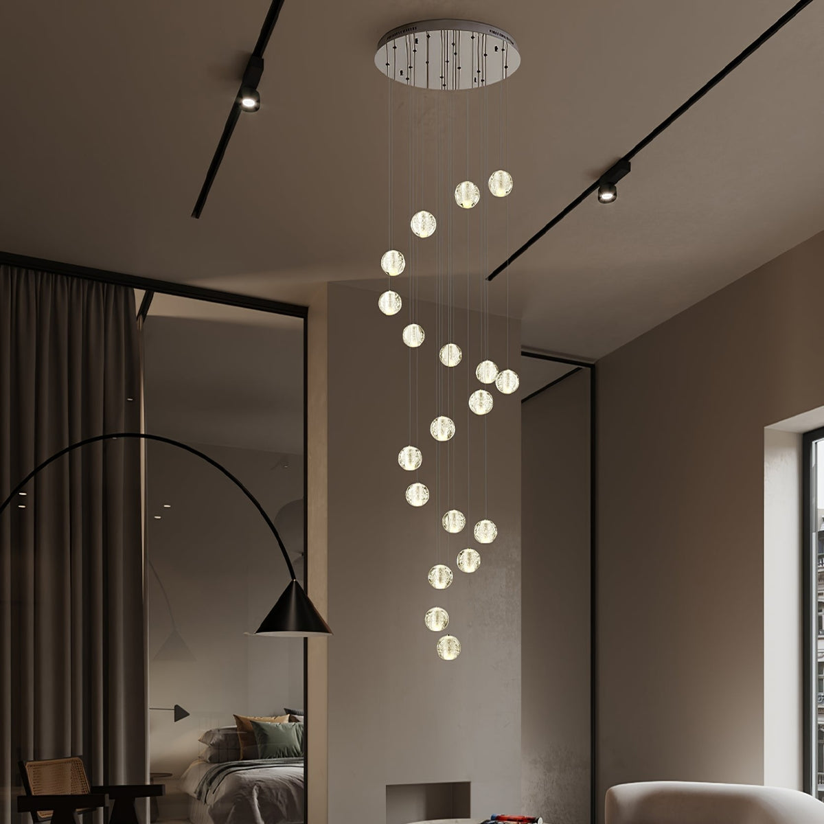 Nordic Crystal Pendant Lamp - Luxury Lighting