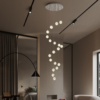 Nordic Crystal Pendant Lamp - Luxury Lighting