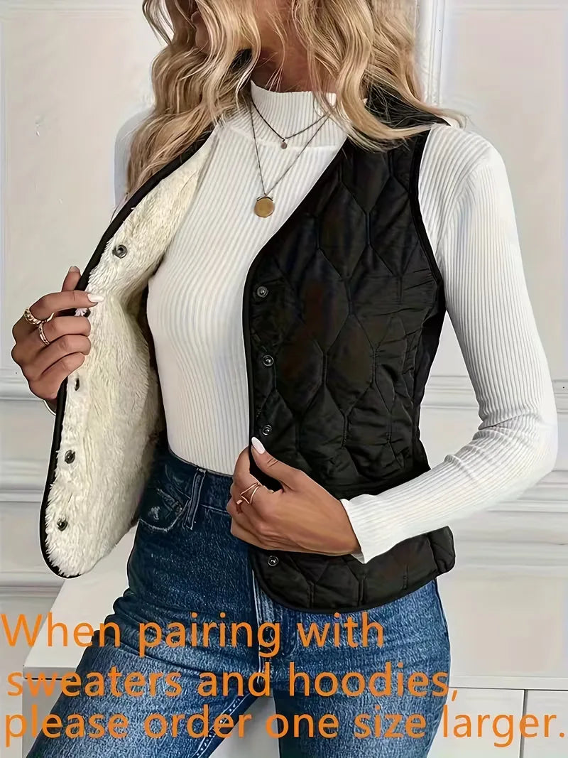 Bodywarmer with Button Closure