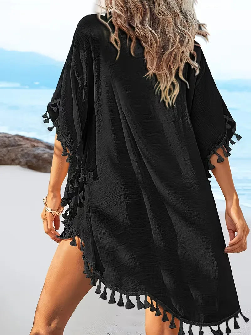 Bohemian Cover-Up with Lace