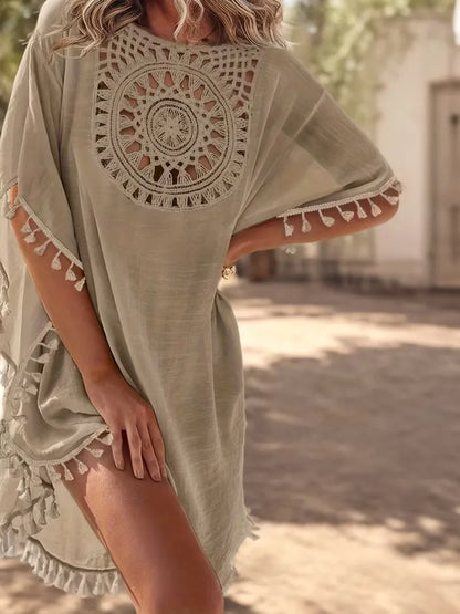 Bohemian Cover-Up with Lace