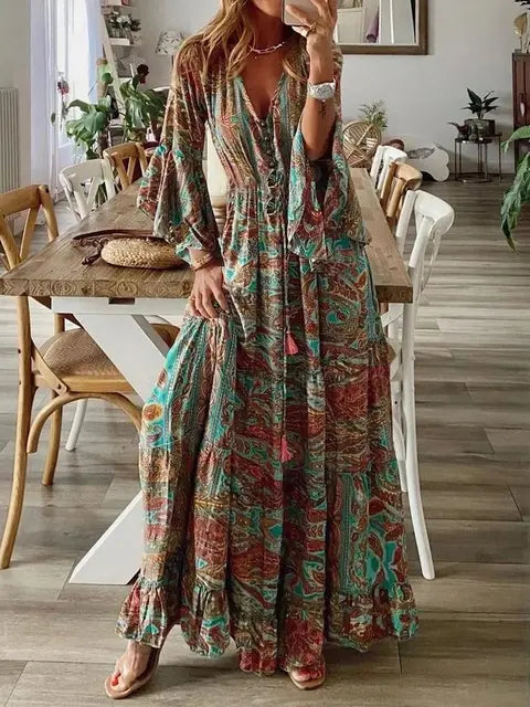 Bohemian Maxi Dress - Kristen