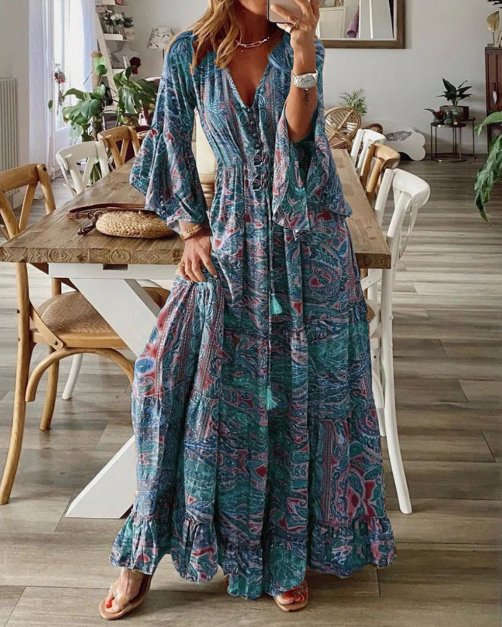 Bohemian Maxi Dress for Women