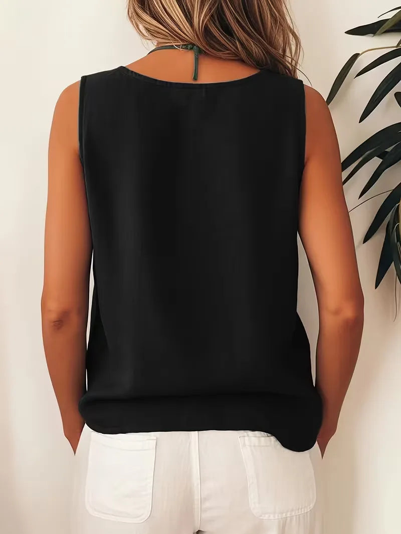 Bohemian ladies' blouse with buttons