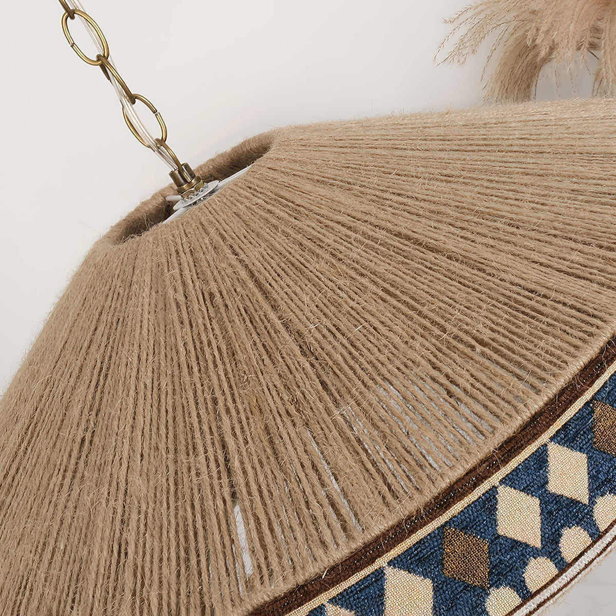 Lámpara colgante bohemia con flecos – Estilo boho divertido
