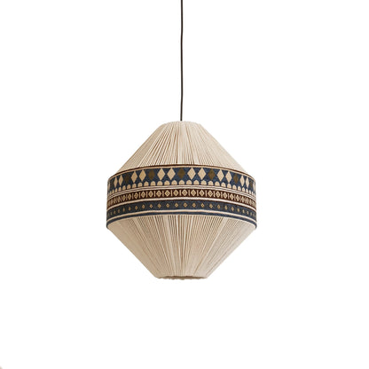 Lámpara colgante bohemia con flecos – Estilo boho divertido