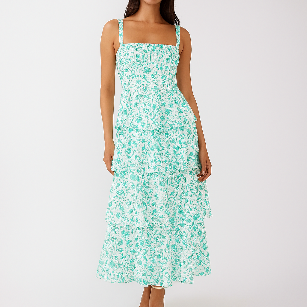 Boho Floral Maxi Dress