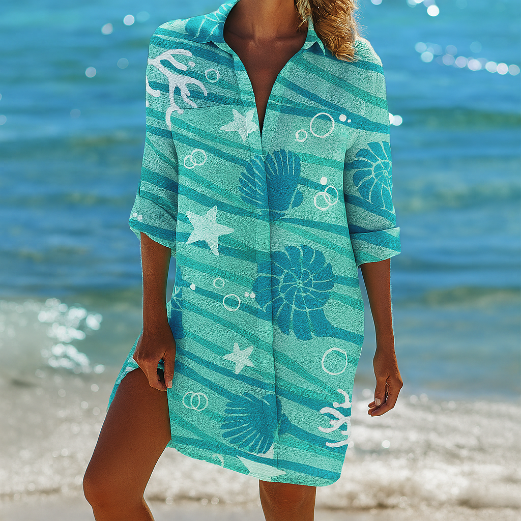 Boho Flowing Lightweight Short Dress for Women