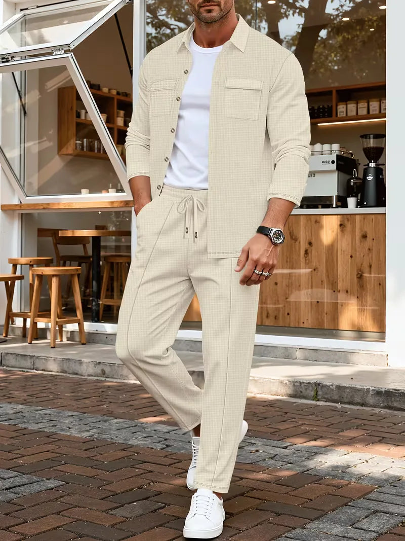 Bomber Jacket with Button Closure and Chest Pockets