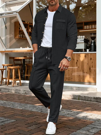 Bomber Jacket with Button Closure and Chest Pockets