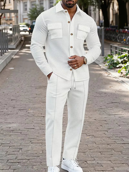 Bomber Jacket with Button Closure and Chest Pockets